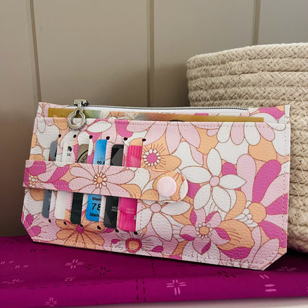 Purse Pal Wallet - Eden Retro Floral (Jac Slade) | Ready to ship | FREE Postage