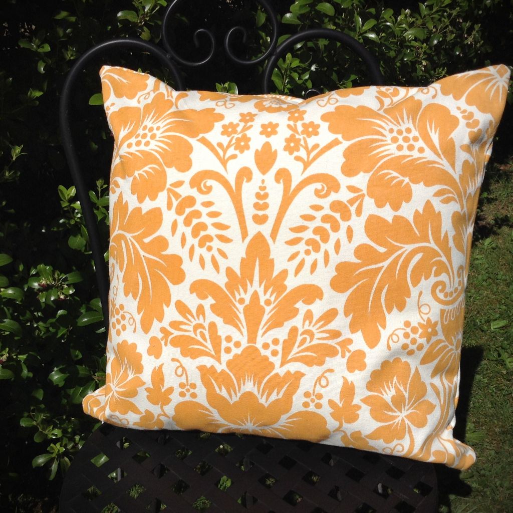 Floral cushion cover-retro style