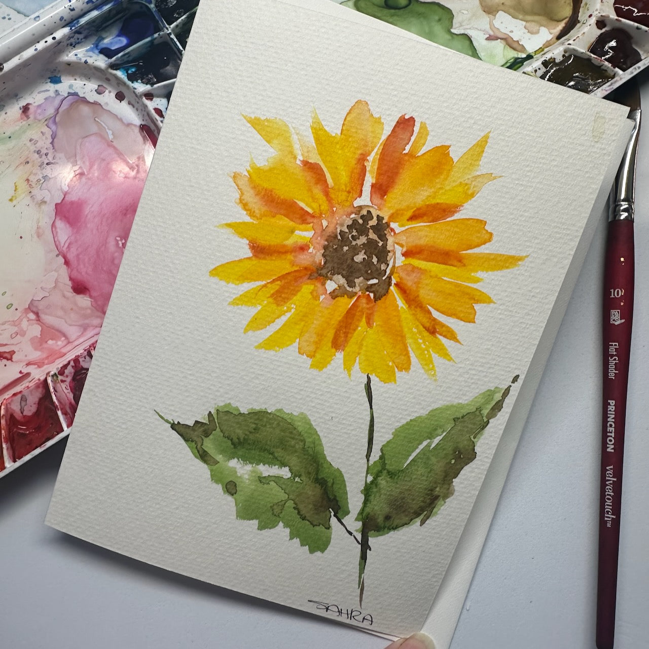 Hand Painted Greeting Cards Original Artworks