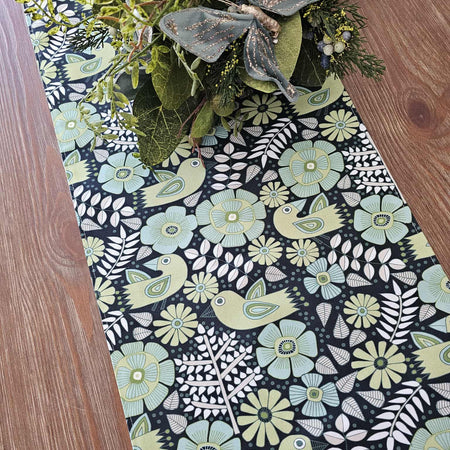 Folk Birds Table Runner
