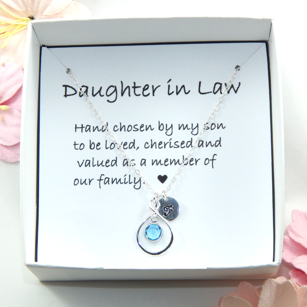 Daughter in Law Sterling Silver Personalized Necklace
