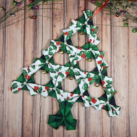 Triangle Christmas Tree Decoration,Christmas Tree Wall Hanging