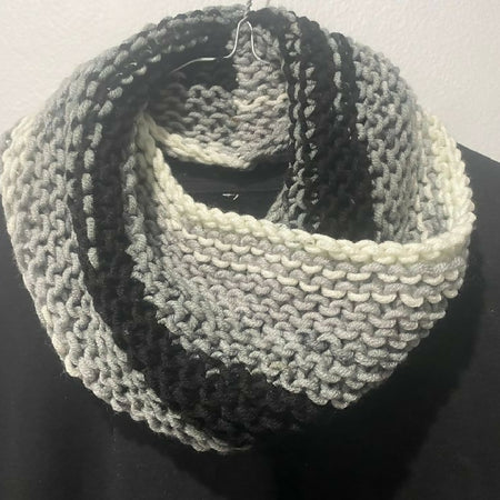 Hand Knitted Infinity Cowl Scarf