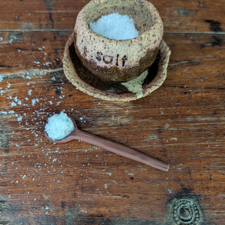 Rustic Salt Pig Set | Farmhouse Kitchen Decor