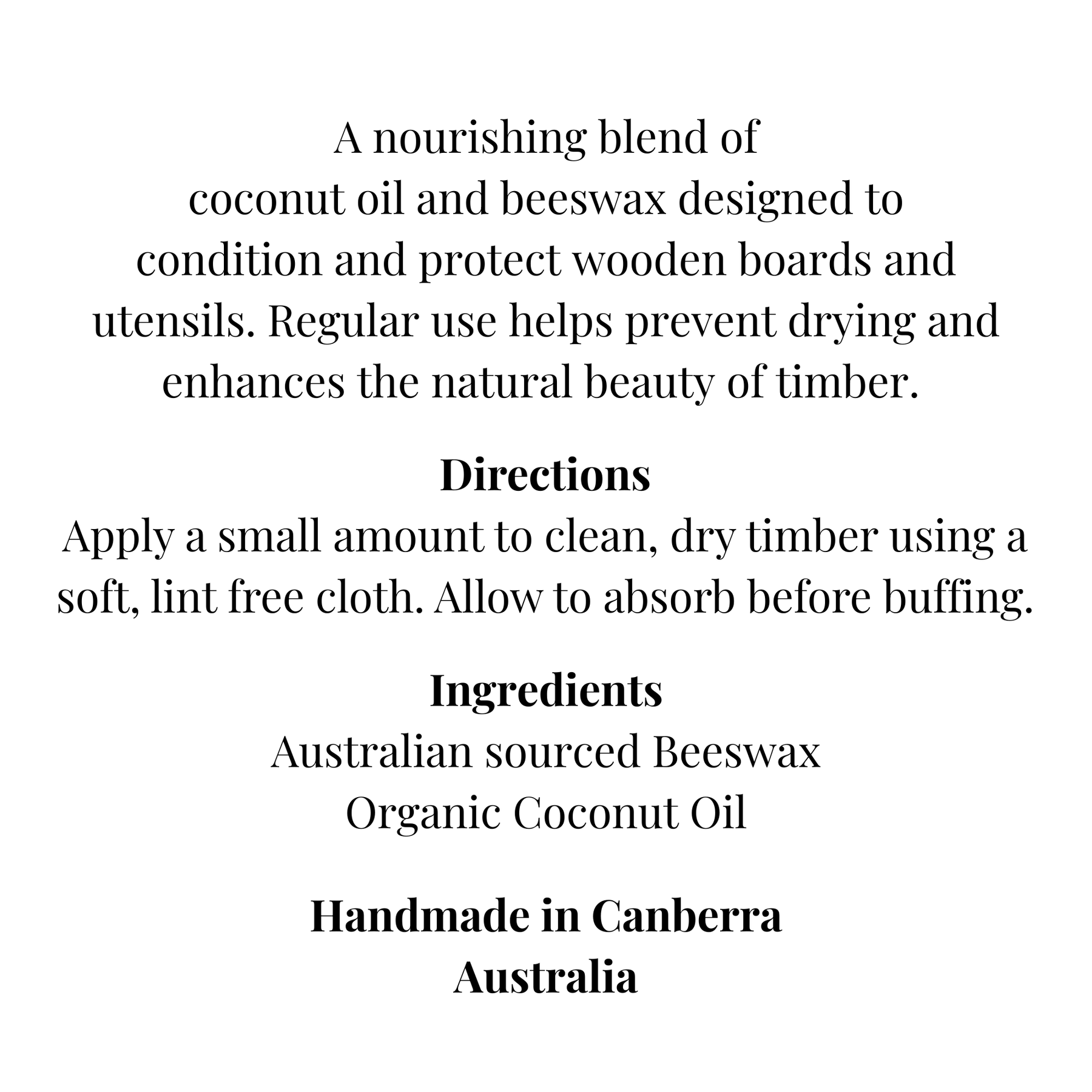 Beauty-Full Board Butter | Natural Timber Conditioner