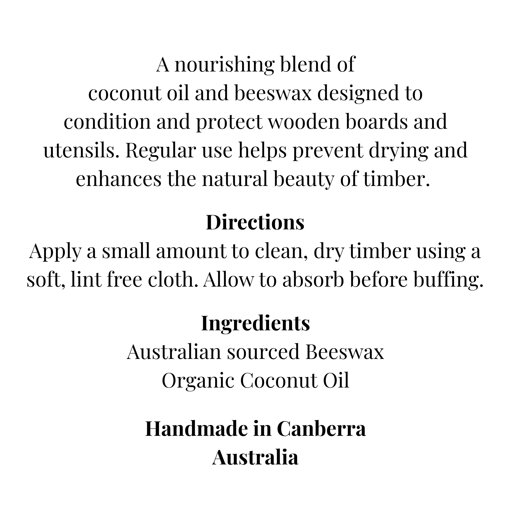 Beauty-Full Board Butter | Natural Timber Conditioner