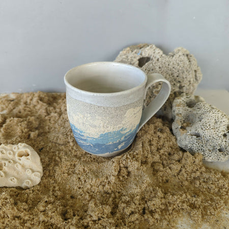 Ocean vibes ceramic cup