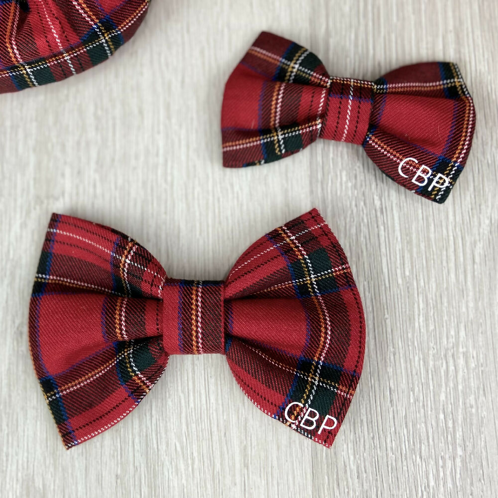 Tartan Pet Bow