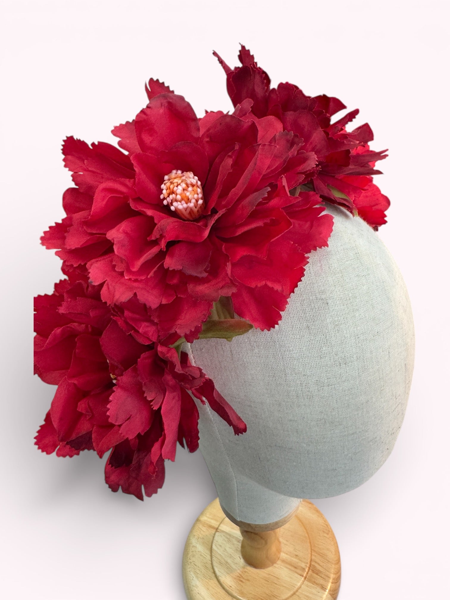 Floral Headband in Red