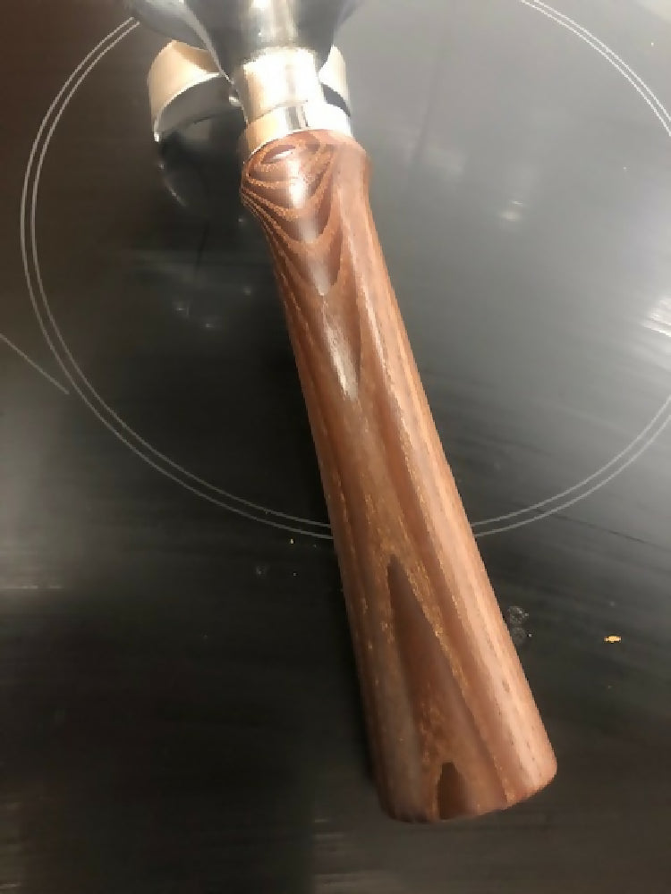 Coffee Portafilter handle - Traditional wood.
