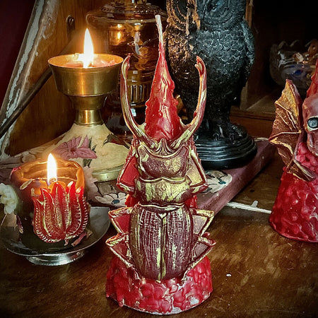 Cone of Samhain Insectum Beeswax Candle