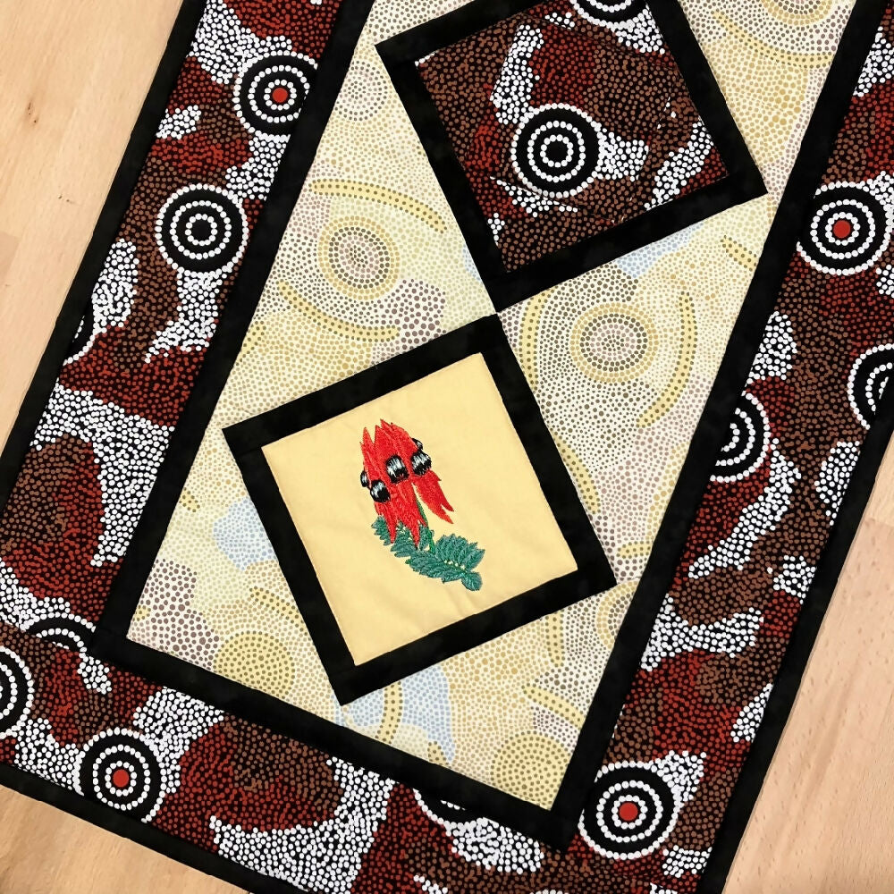 table-runner-handmade-Australia-Sturts-desert-pea_28