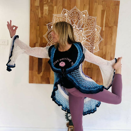 Crochet Lotus Mandala Lace Duster