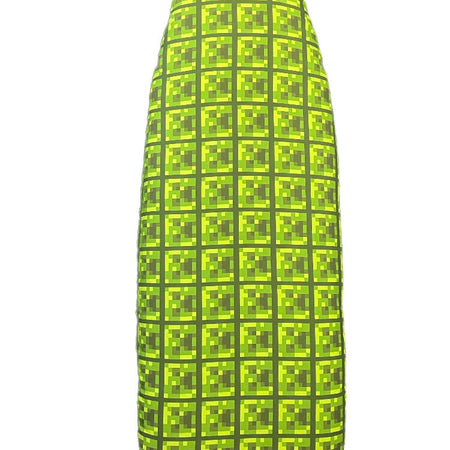 Padded Ironing board cover-Green black check