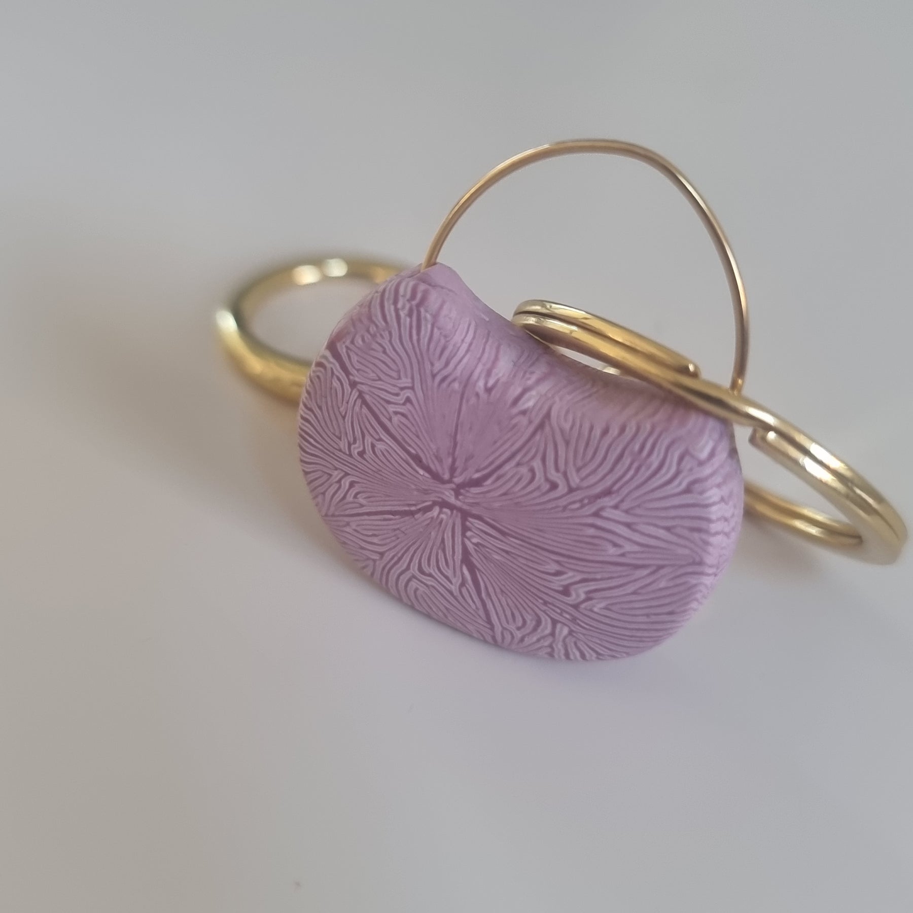Mini Handbag Keychain - Magenta