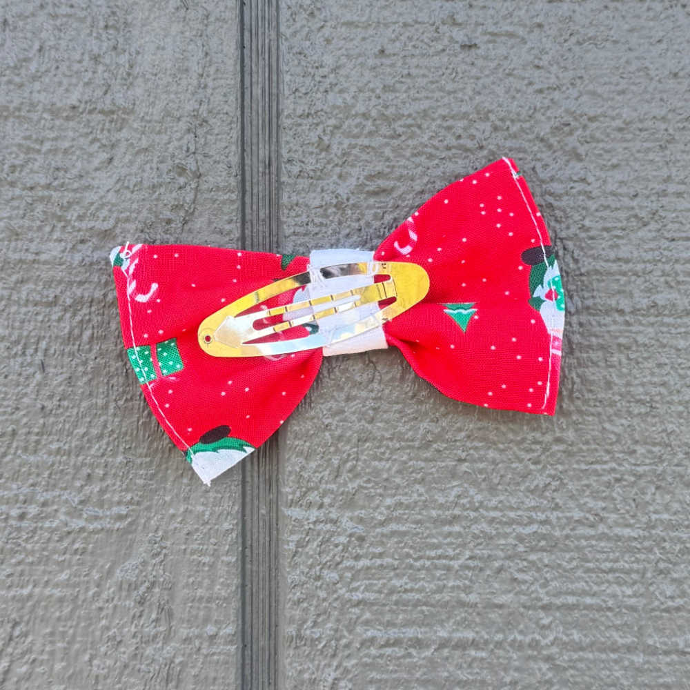 Ready for Santa! Handmade Christmas Dress – Size 6 + Matching Bow