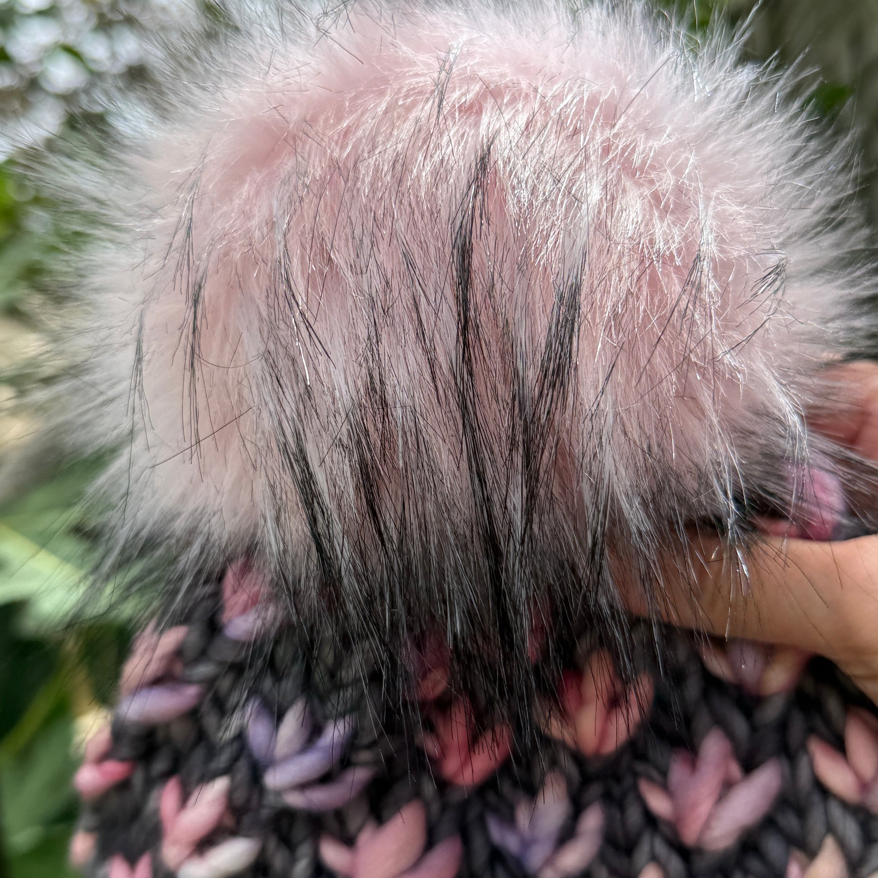 Ladies Beanie, Grey Beanie with PomPom