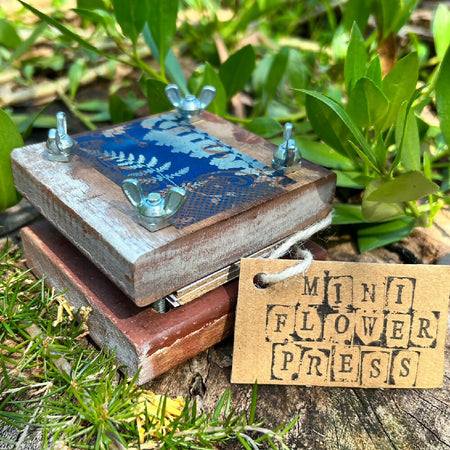 Rustic Mini Flower Press made from reclaimed wood, DIY Craft