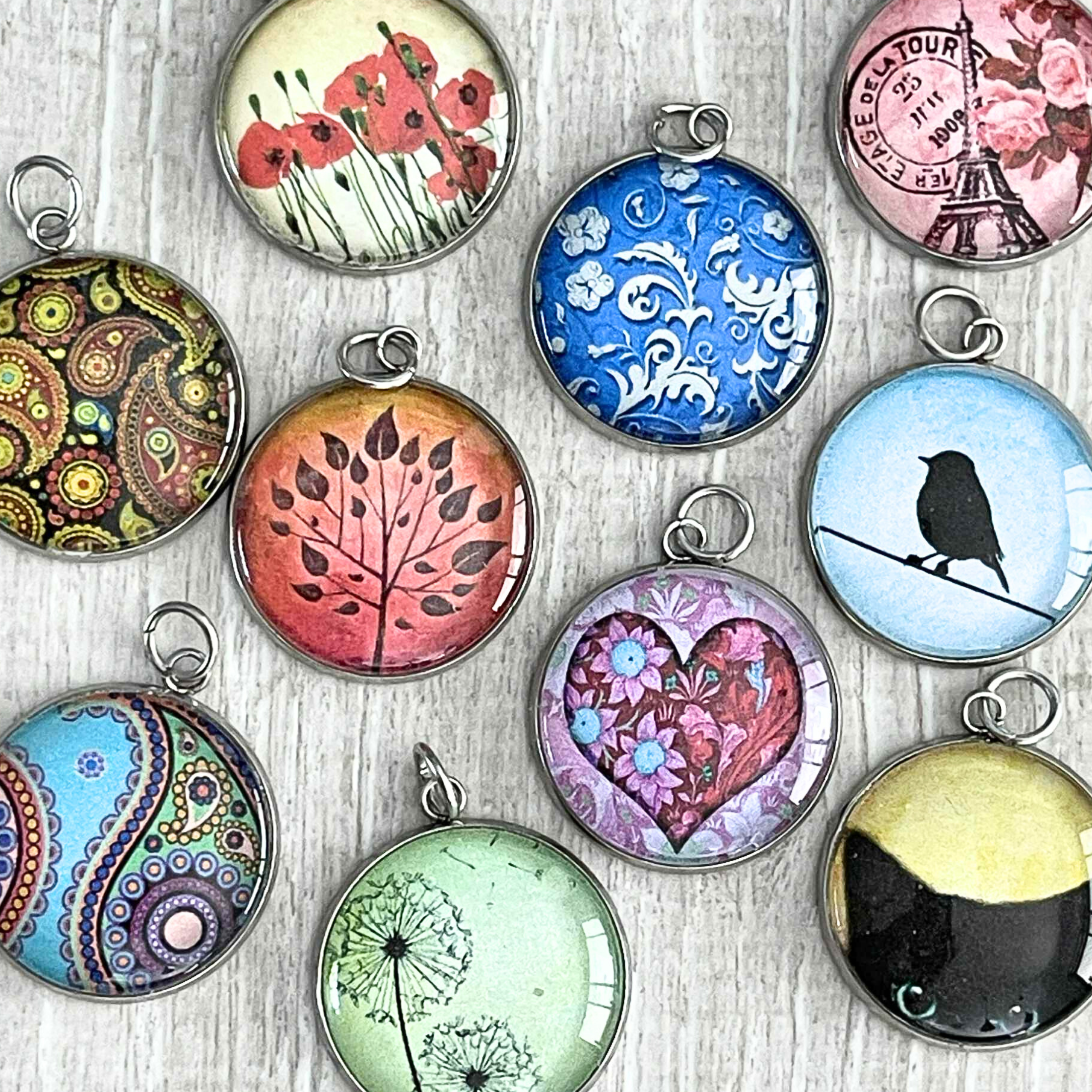 Sunflower Pendant Necklace • Choose your chain length