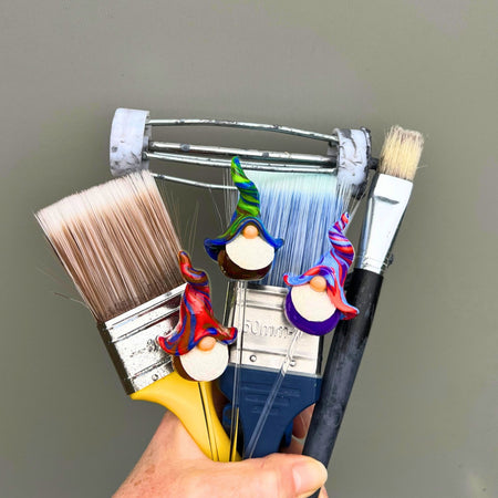 Dad's Protective Gnome Trio - Drip, Smudge & Splat