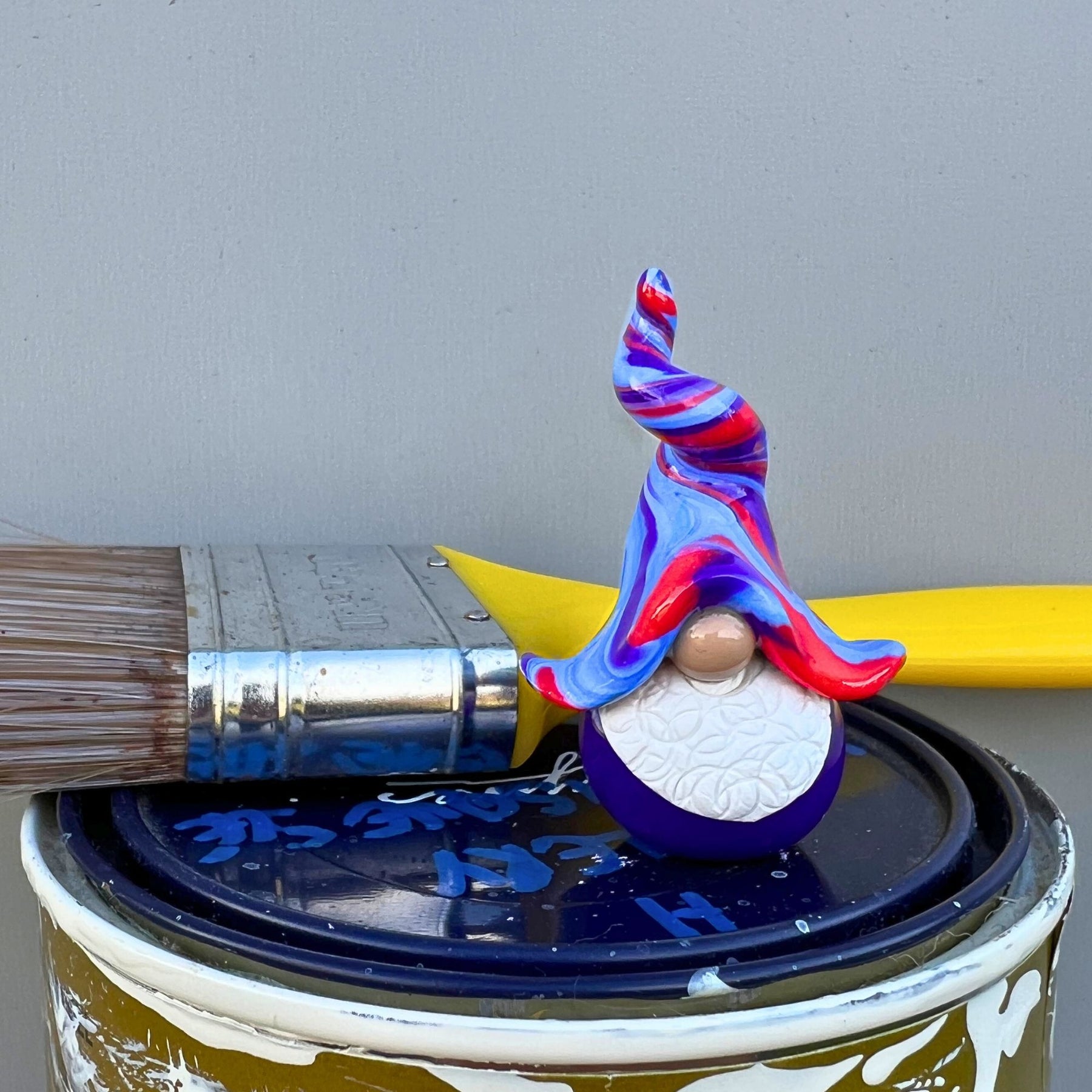 Whimsical Gnome Trio - Drip, Smudge & Splat