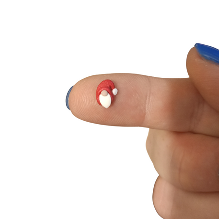 Christmas gnome stud earrings