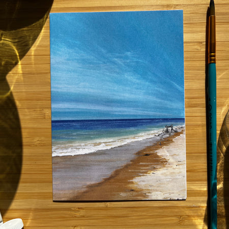 Greeting Card - Quarantine Cattle Jetty