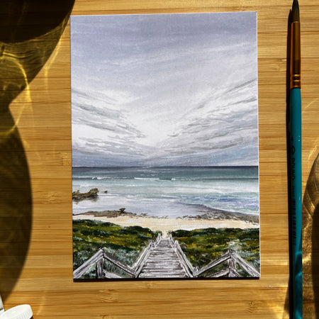 Greeting Card - Sphinx Rock and Steps