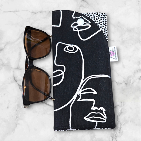 Soft Sunglasses Case with closure