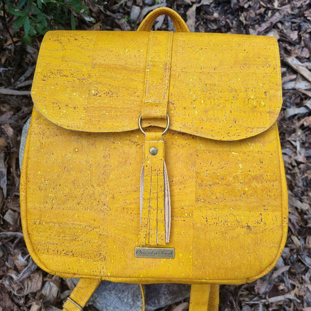 Cork Backpack - Mustard Cork