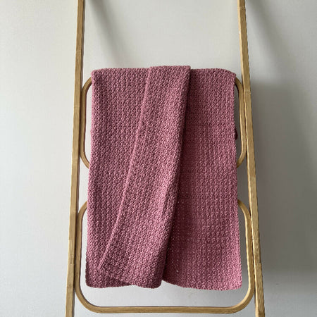 Blanket | Handmade Crochet | Rose Pink