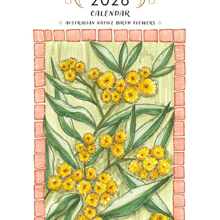 Colouring in Calendar – Australian Native Birth Flower 2026