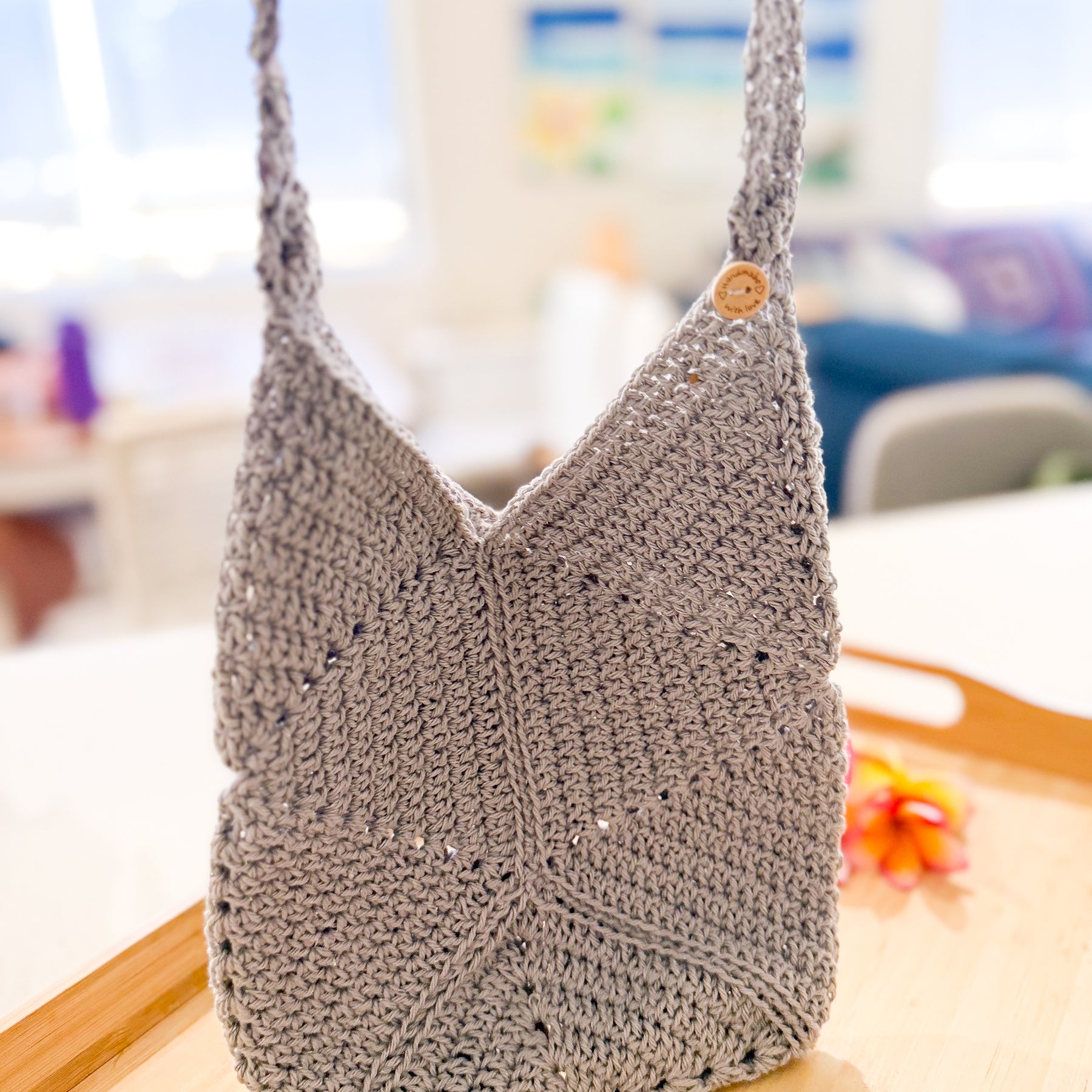 #045 Symmetry Bag made with 100% Cotton