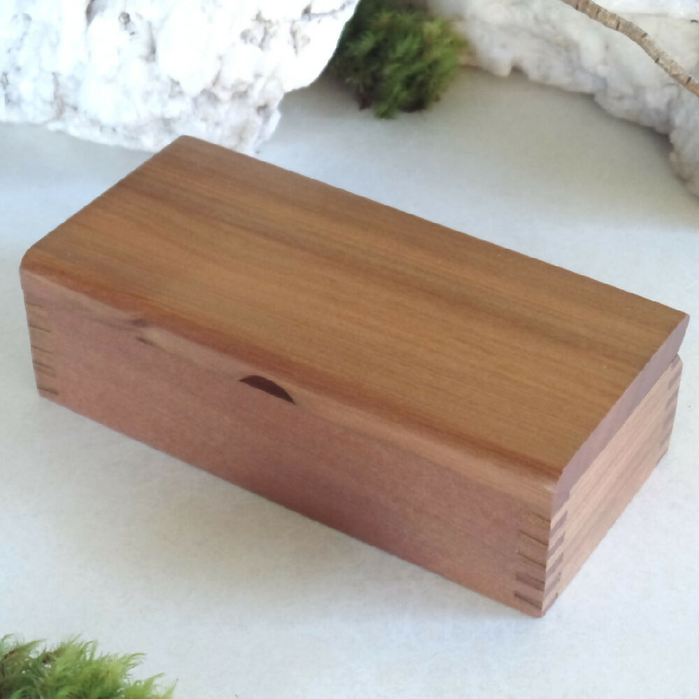 Longer Small Wooden Box- Tasmanian Myrtle & Blackwood