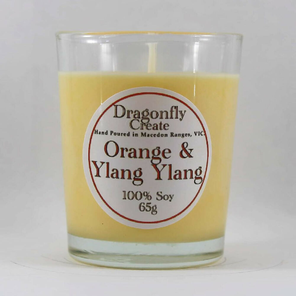 Orange & Ylang Ylang | 100% Soy Wax Candle | 15/28/58 Hours