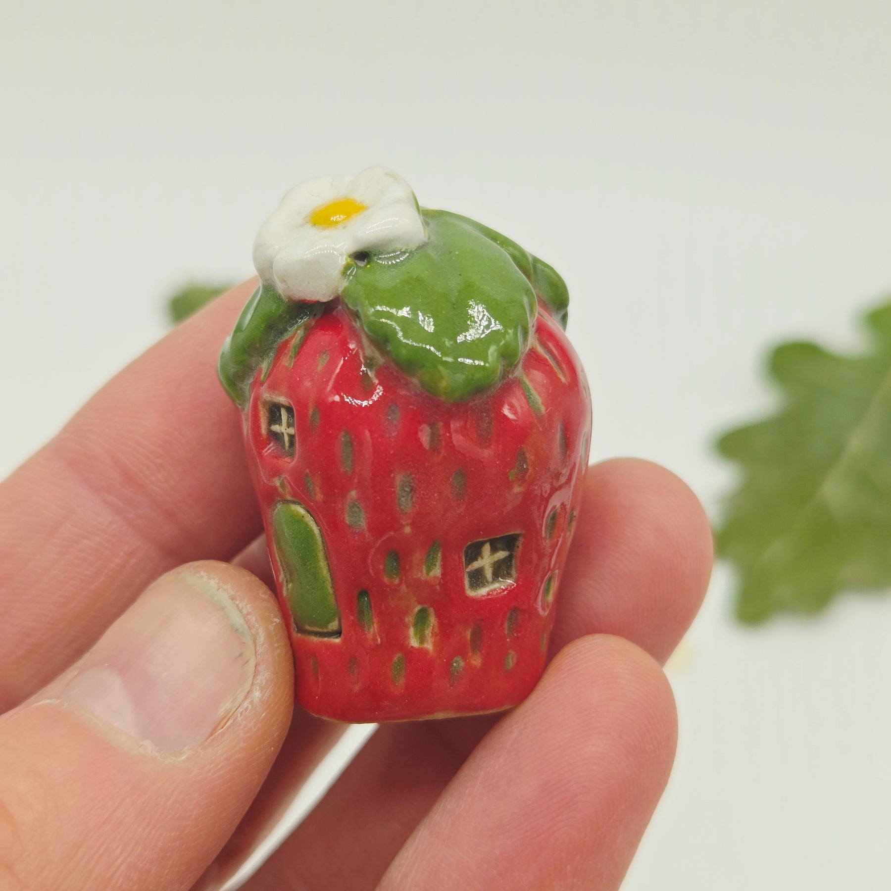 Strawberry Tiny Cottage - Green Door