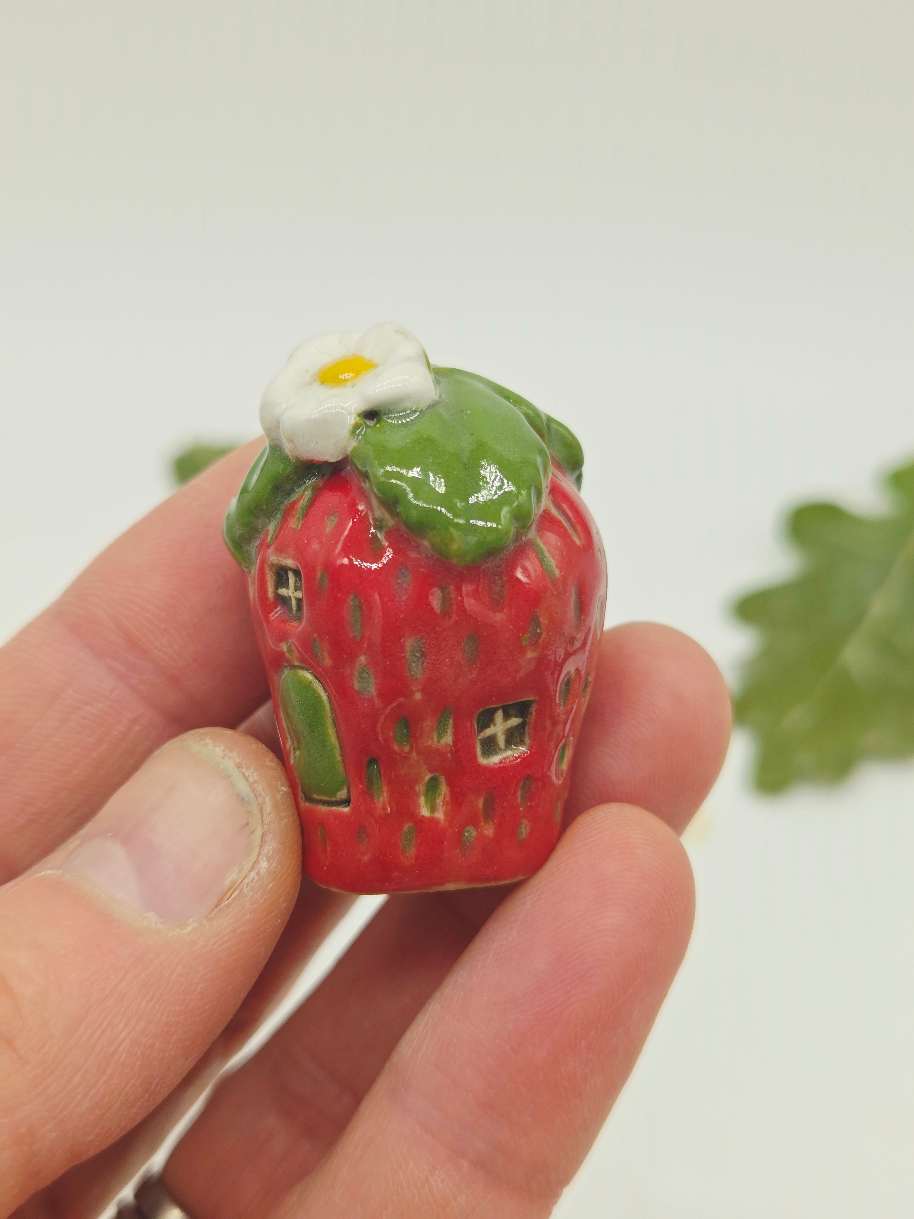 Strawberry Tiny Cottage - Green Door