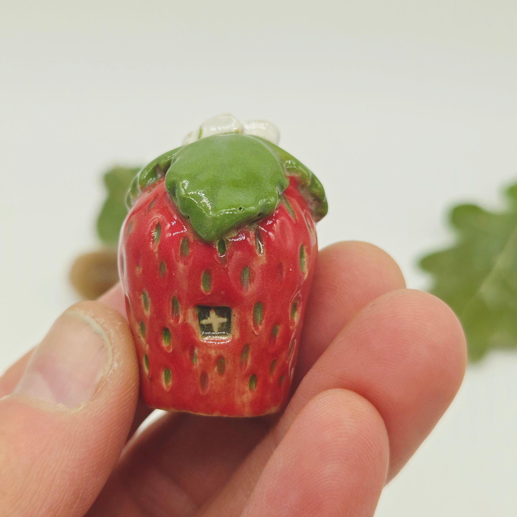 Strawberry Tiny Cottage - Green Door