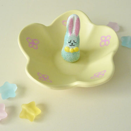 Colourful Bunny Trinket Dish