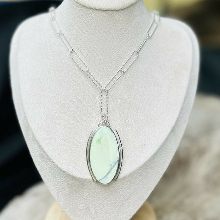 Lemon Chrysoprase Pendant