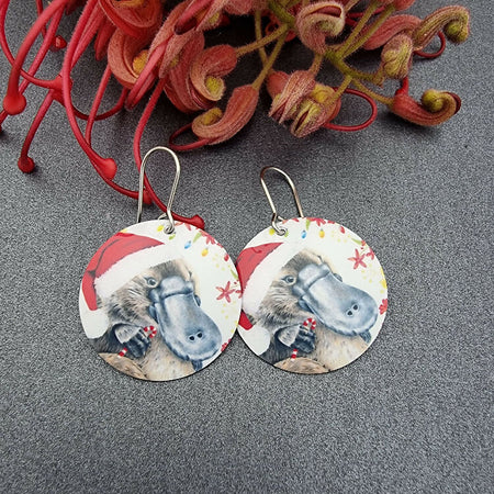 PLATYPUS AUSSIE CHRISTMAS - earrings