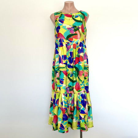 Bella Dress - Neon Floral