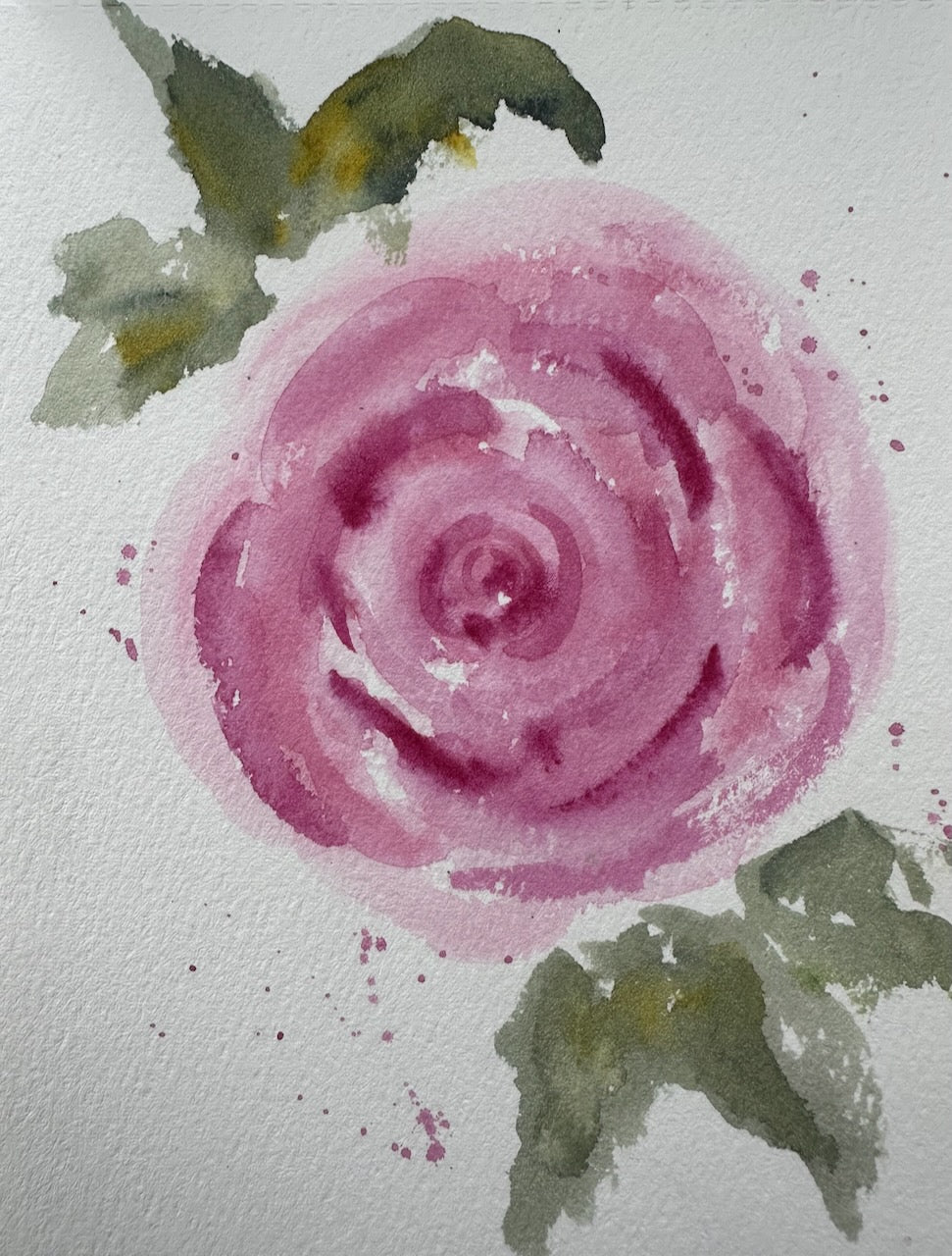Greeting Card Painting Tutorials ~ Flowers