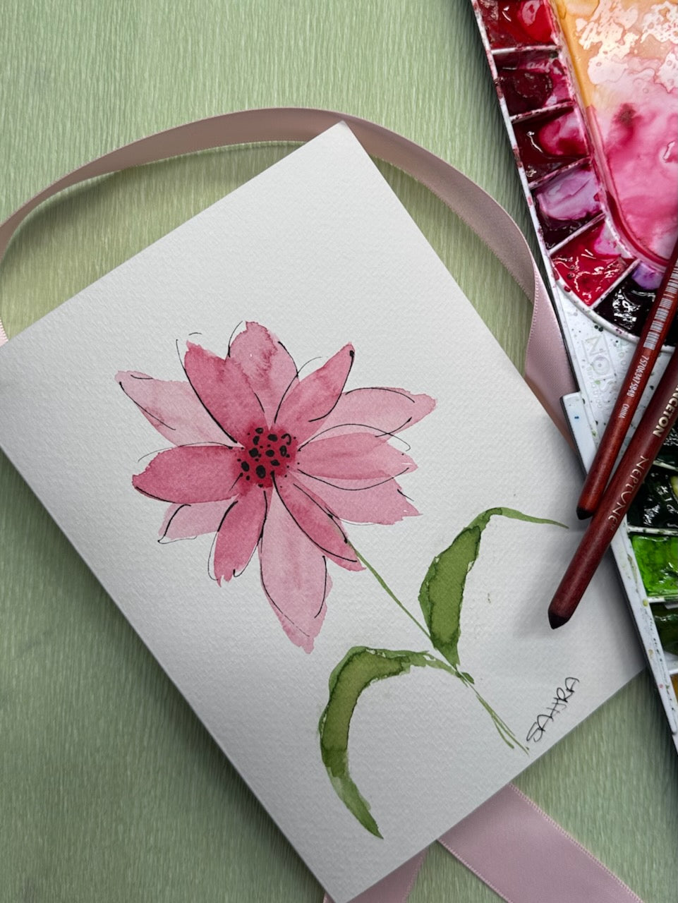 Hand Painted Greeting Cards Original Artworks