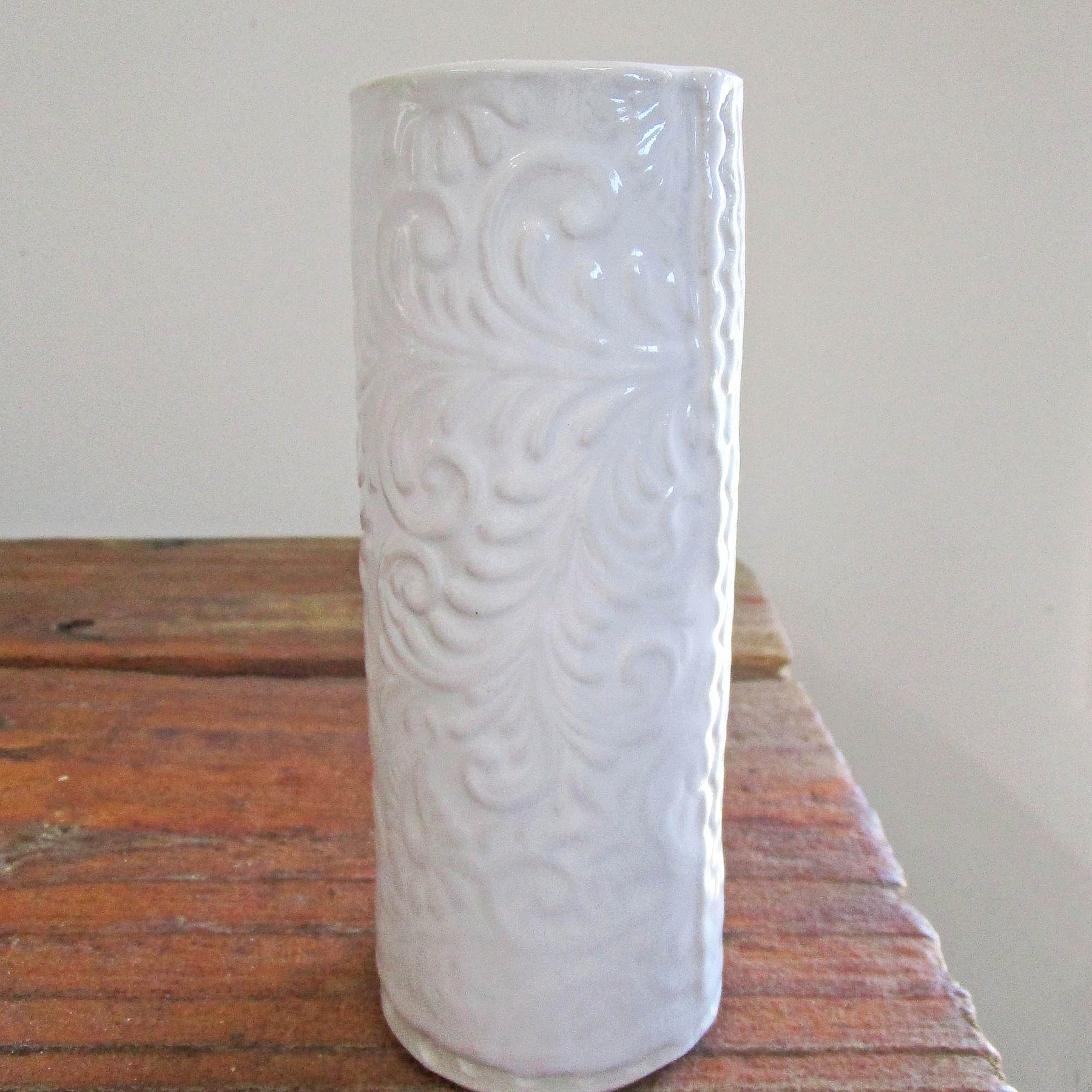 Handmade White Bud Vase - Small Vase - Posy Vase