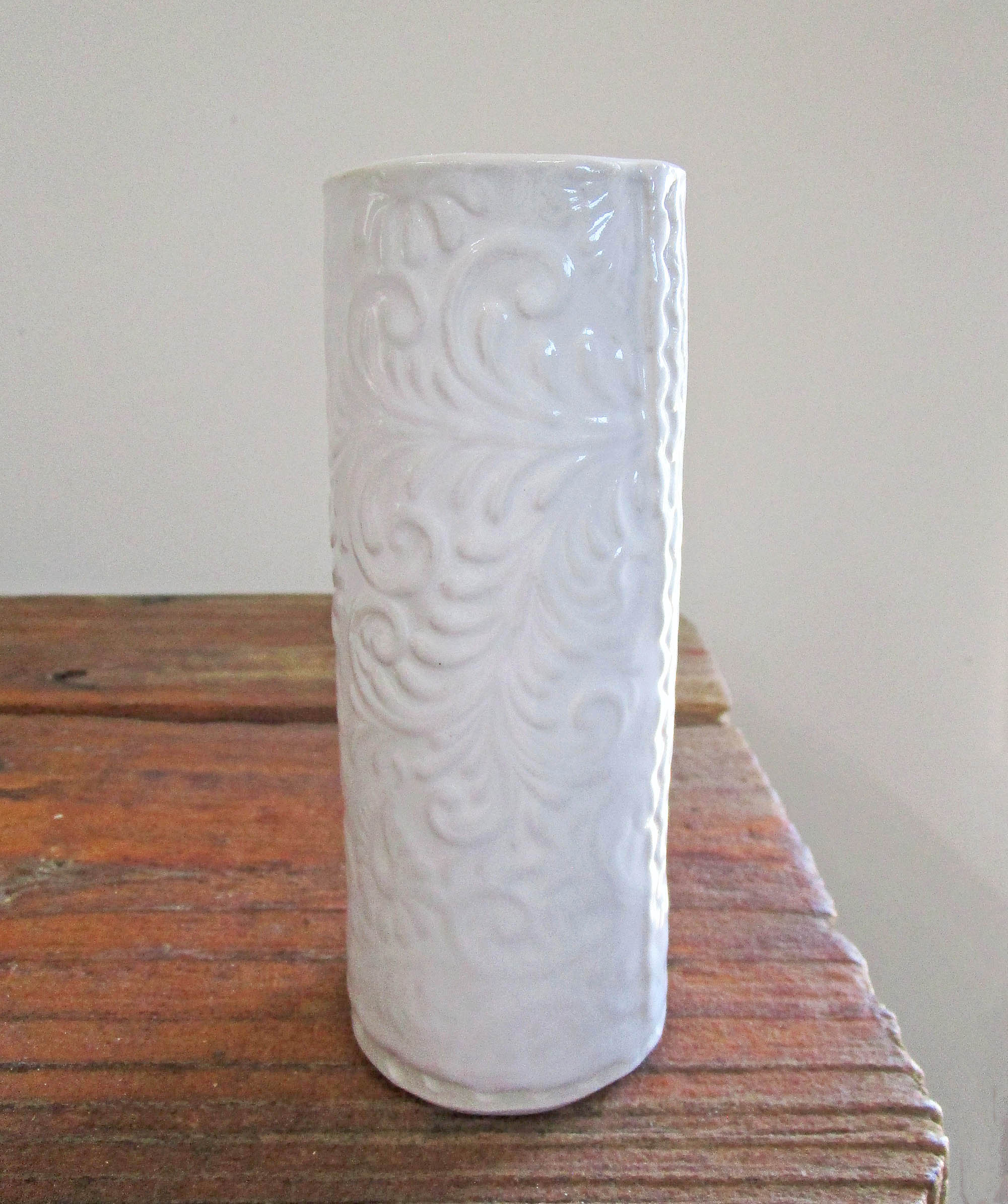 Handmade White Bud Vase - Small Vase - Posy Vase