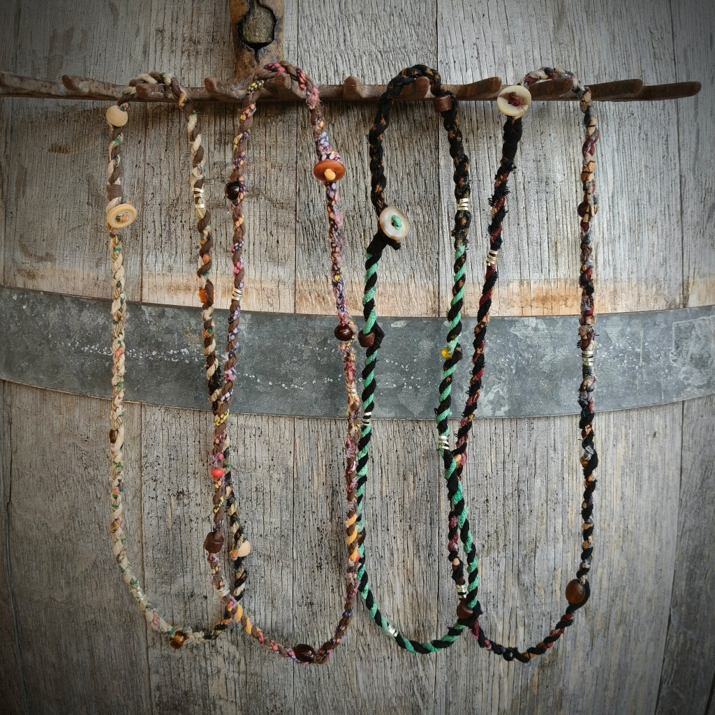 Boho Cordage Necklace - Upcycled - Men / Unisex