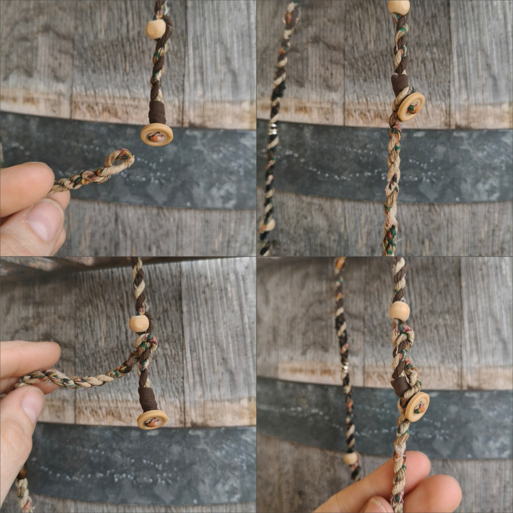 Boho Cordage Necklace - Upcycled - Men / Unisex