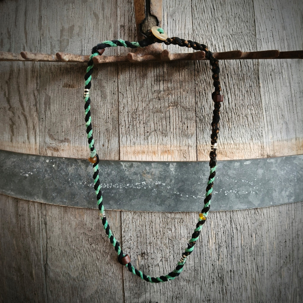Boho Cordage Necklace - Upcycled - Men / Unisex