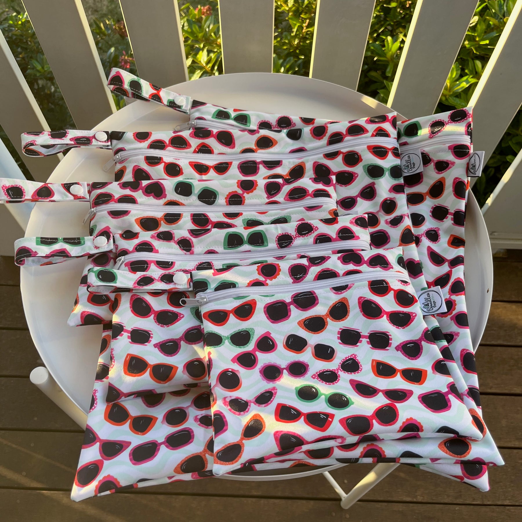 READY MADE Water-resistant wet bags - Sunglasses - Funky (Annette Winter)